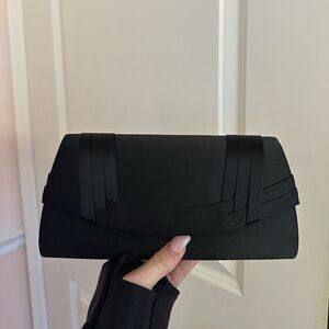 BLACK NINA CLUTCH - USED 1 TIME